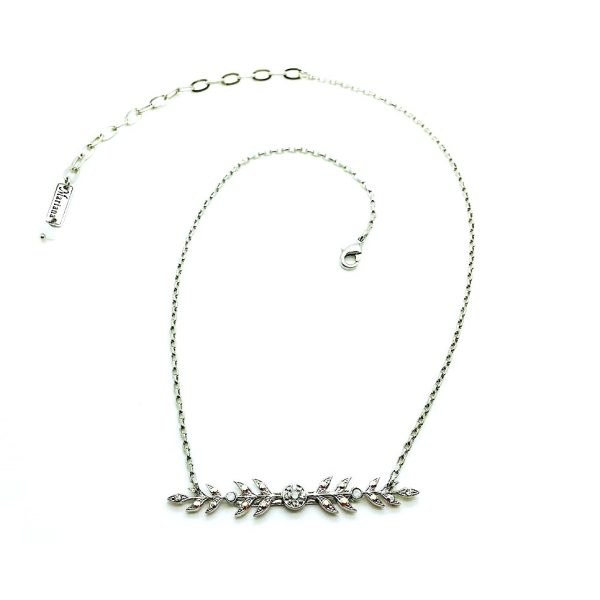 Mariana Pendant Necklace Branch & leaves Clear Swarovski Crystal On A Clear Day Inspiration Coll.