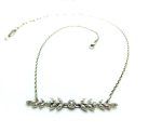 Mariana Pendant Necklace Branch & leaves Clear Swarovski Crystal On A Clear Day Inspiration Coll. - Image 2