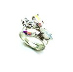 Mariana Ring 4 Marquis shape Clear Swarovski Crystals On A Clear Day Inspiration Coll. - Image 2
