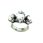 Mariana Ring Faceded Marquis White & Clear Swarovski Crystals On A Clear Day Inspiration Coll. - Image 3