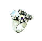 Mariana Ring Square Round & Oval Clear Swarovski Crystals On A Day Inspiration Coll. - Image 3