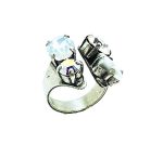 Mariana Ring Square Round & Oval Clear Swarovski Crystals On A Day Inspiration Coll.