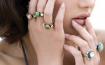 Ring By Mariana Woman Colored Turquoise, Aqua Blue and Green Swarovski Crystals - Image 7