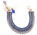 Mariana Bracelet Black & Blue 5 Lines Beautiful Austrian Crystal My Treasures Coll. - Image 3