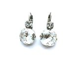 Earrings By Mariana Icons Coll. Cushion & Round Shape Clear Swarovski Crystals - Image 2