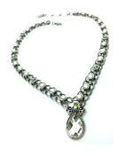 Mariana Necklace Faceted Oval & Round Swarovski Crystals 2019 Special Edition
