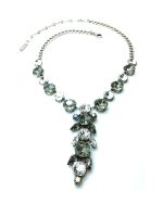 Necklace By Mariana Woman Rich Marquise and Round Swarovski Crystals