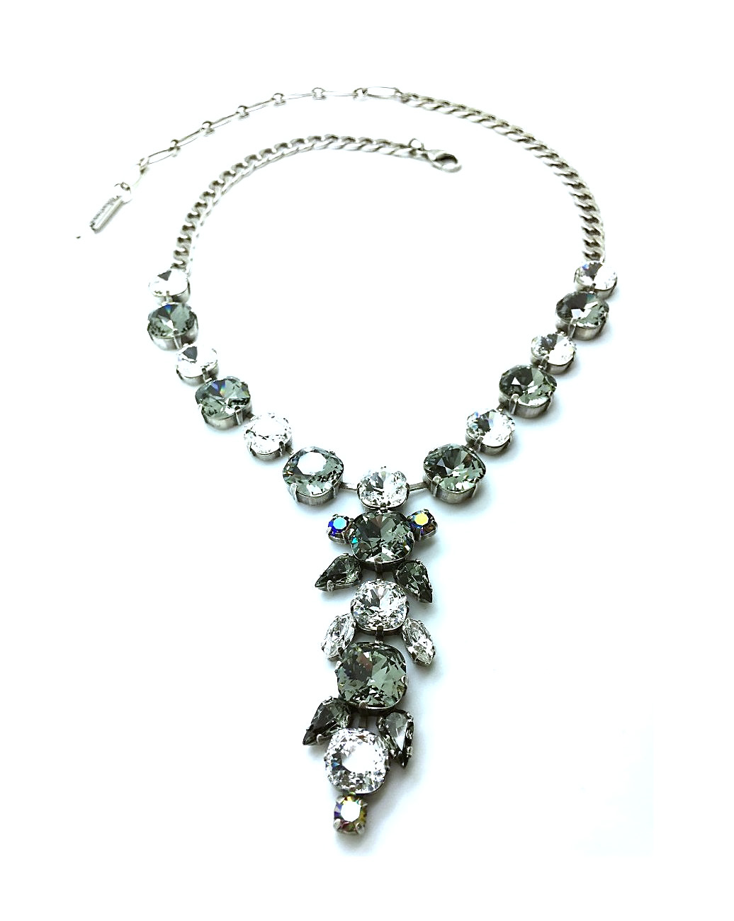 N-3326-9-512-SP (1) Necklace By Mariana Woman Rich Marquise and Round Swarovski Crystals - Image 1