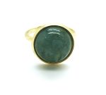 Mariana Ring Beautiful Round Shape Aquamarine Mineral My Treasures Coll. - Image 3