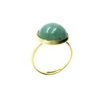 Mariana Ring Beautiful Round Shape Aquamarine Mineral My Treasures Coll. - Image 2