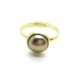 Mariana Ring Beautiful Round Shape Grey Swarovski Crystal My Treasures Coll. - Image 2
