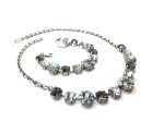 Mariana Jewelry Set Black Diamond & Moonlight Flower Austrian Crystals 2019 Special Edition - Image 2