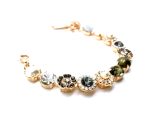 Mariana Bracelet Pyrite, White Shell & Austrian Crystals Zulu Africa Coll. - Image 3
