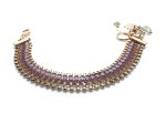 Mariana Bracelet Purple & Rose 5 Lines Swarovski Crystal My Treasures Coll. - Image 3