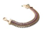 Mariana Bracelet Purple & Rose 5 Lines Swarovski Crystal My Treasures Coll. - Image 2