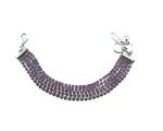 Mariana Bracelet Cyclamen Opal 5 Lines Swarovski Crystal My Treasures Coll.