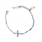 Bracelet By Mariana Woman Elegant Light Azure Cross Swarovski Crystals - Image 3