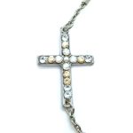 Bracelet By Mariana Woman Elegant Light Azure Cross Swarovski Crystals - Image 2