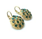 Earrings By Mariana Woman Dazzling Green and Green AB Swarovski Crystal - Image 4