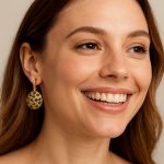Earrings By Mariana Woman Dazzling Green and Green AB Swarovski Crystal - Image 3