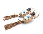 Mariana Earrings Clear Pear Shape Drop Crystal Swarovski Crystal Zulu Africa Coll. - Image 2