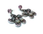 Mariana Earrings Grape & Black Swarovski Crystal Venetian Night Dancing the Night Away Coll. - Image 3