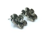 Mariana Earrings Flower Shape & Clear Swarovski Crystal On A Clear Day Inspiration Coll. - Image 3