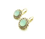 Earrings By Mariana Woman Beautiful Light Sapphire and Chrysolite Swarovski Crystals
