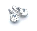 Earrings By Mariana On A Clear Day Inspiration Coll. Clear Round Shape Swarovski Crystals - Image 3