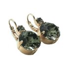 Earrings By Mariana Woman Fancy Black Diamond Swarovski Crystals - Image 3