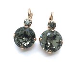 Earrings By Mariana Woman Fancy Black Diamond Swarovski Crystals - Image 2