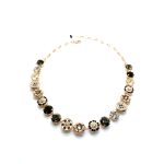 Necklace By Mariana Woman Black Diamond and Moonlight Swarovski Crystals -RG - Image 3