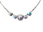 Necklace Pendant By Mariana Woman Beautiful Clear AB Swarovski Crystals - Image 2