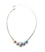 Necklace Pendant By Mariana Woman Beautiful Clear AB Swarovski Crystals - Image 3
