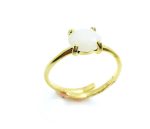 Mariana Ring Beautiful Round Shape White Swarovski Crystal St.martin Caribbean Life Coll. - Image 2