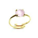 Mariana Ring Round Shape Pink Swarovski Crystal St. Martin Caribbean Life Coll. - Image 3
