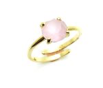 Mariana Ring Round Shape Pink Swarovski Crystal St. Martin Caribbean Life Coll. - Image 2