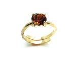 Mariana Ring Beautiful Round Shape Topaz Swarovski Crystal Peace Nirvana Coll. - Image 2