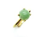 Mariana Ring Moondance Round Shape Green Aventurine Mineral Songbook Coll. - Image 2