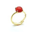 Mariana Ring Beautiful Round Shape Cornelian Mineral Moondance Songbook Coll. - Image 3