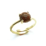 Mariana Ring Beautiful Round Shape Chinese Unikite Mineral Moondance Songbook Coll. - Image 3