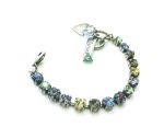 Mariana Bracelet Beautiful Blue, Violet, Sapphire, Siam, Chrysolite, Black diamond, Jonquil Austrian Crystals Gaea Odyssey Coll. - Image 3