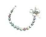 Bracelet By Mariana Child Size Delicate Amethyst and Opal Swarovski Crystals - Image 2