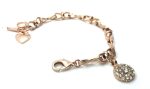 Bracelet By Mariana Woman Rose Gold Guardian Angel Clear Swarovski Crystals - Image 3