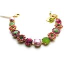 Mariana Bracelet Topaz Beautiful Purple & Apple Green Austrian Crystals My Treasures Coll. - Image 2