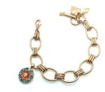 Bracelet By Mariana Tinsel Winter Wonderland Coll. Guardian Angel Chain Swarovski Crystal