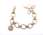 Mariana Bracelet Chain Guardian Angel Austrian Crystals Snowflake Winter Wonderland Coll.