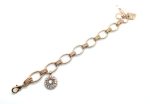 Mariana Bracelet Chain Guardian Angel Austrian Crystals Snowflake Winter Wonderland Coll. - Image 2