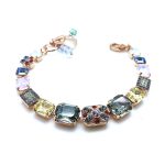 Bracelet By Mariana Odyssey Coll. Violet, Sapphire and Black Diamond Swarovski Crystals