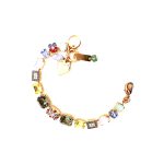 Bracelet By Mariana Odyssey Coll. Violet, Sapphire and Black Diamond Swarovski Crystals - Image 3